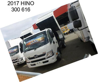 2017 HINO 300 616