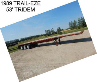 1989 TRAIL-EZE 53\' TRIDEM