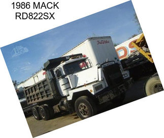 1986 MACK RD822SX