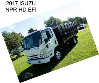 2017 ISUZU NPR HD EFI