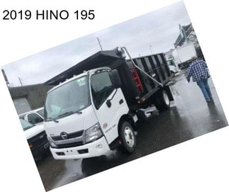 2019 HINO 195