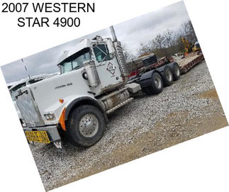 2007 WESTERN STAR 4900