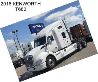 2016 KENWORTH T680