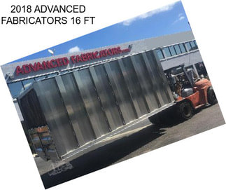 2018 ADVANCED FABRICATORS 16 FT