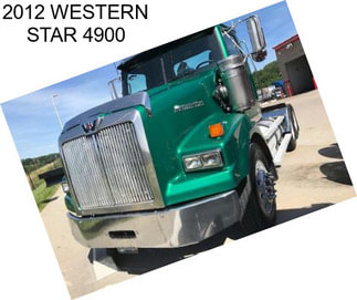 2012 WESTERN STAR 4900