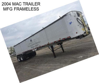 2004 MAC TRAILER MFG FRAMELESS