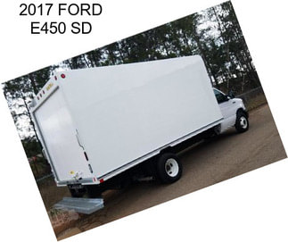 2017 FORD E450 SD