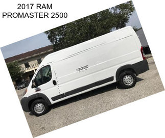 2017 RAM PROMASTER 2500