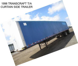 1998 TRANSCRAFT T/A CURTAIN SIDE TRAILER