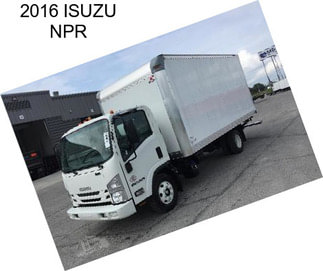 2016 ISUZU NPR