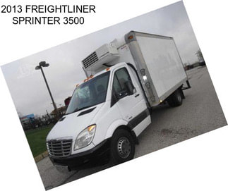 2013 FREIGHTLINER SPRINTER 3500