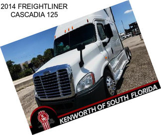 2014 FREIGHTLINER CASCADIA 125