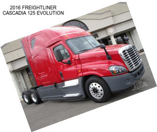 2016 FREIGHTLINER CASCADIA 125 EVOLUTION