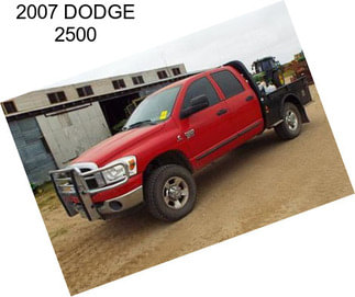 2007 DODGE 2500