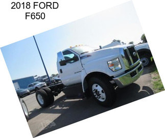 2018 FORD F650