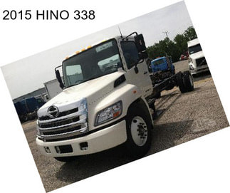 2015 HINO 338