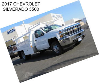 2017 CHEVROLET SILVERADO 3500