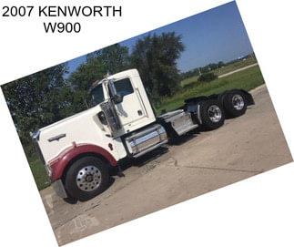 2007 KENWORTH W900