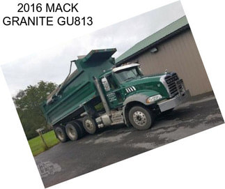 2016 MACK GRANITE GU813