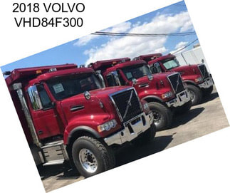 2018 VOLVO VHD84F300