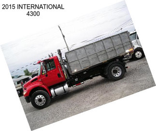 2015 INTERNATIONAL 4300