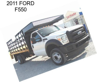 2011 FORD F550