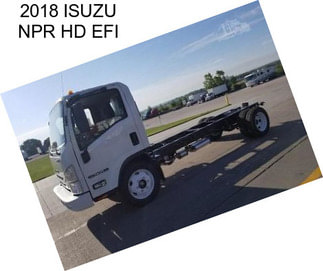 2018 ISUZU NPR HD EFI