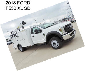 2018 FORD F550 XL SD