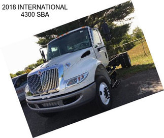 2018 INTERNATIONAL 4300 SBA