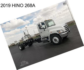 2019 HINO 268A