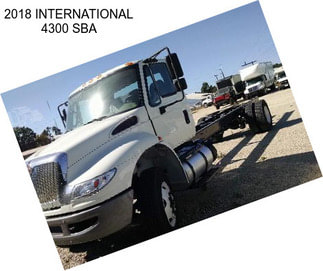 2018 INTERNATIONAL 4300 SBA