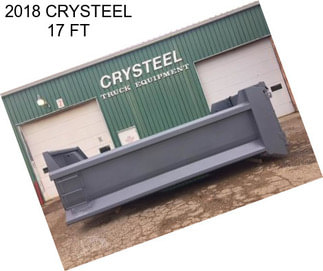 2018 CRYSTEEL 17 FT