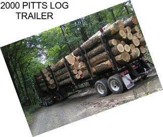 2000 PITTS LOG TRAILER