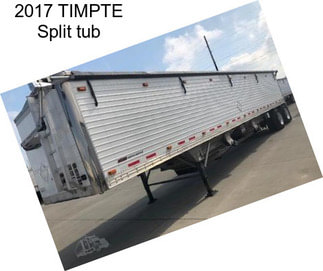 2017 TIMPTE Split tub