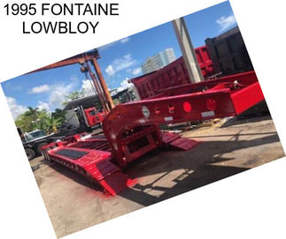 1995 FONTAINE LOWBLOY