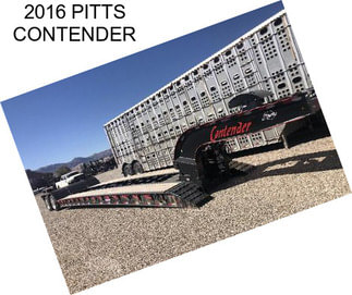 2016 PITTS CONTENDER