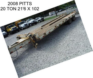 2008 PITTS 20 TON 21\'6\