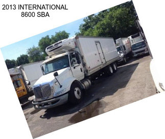 2013 INTERNATIONAL 8600 SBA