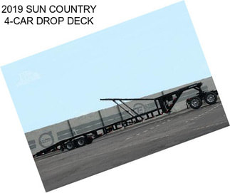 2019 SUN COUNTRY 4-CAR DROP DECK