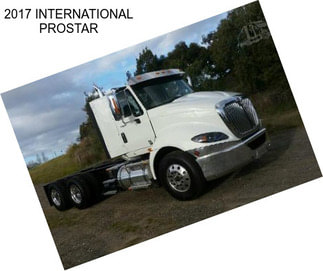 2017 INTERNATIONAL PROSTAR