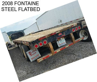 2008 FONTAINE STEEL FLATBED