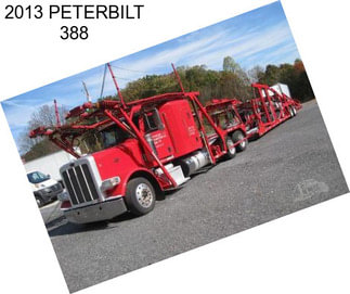 2013 PETERBILT 388