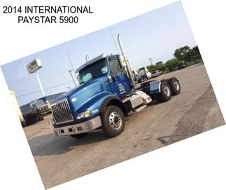 2014 INTERNATIONAL PAYSTAR 5900