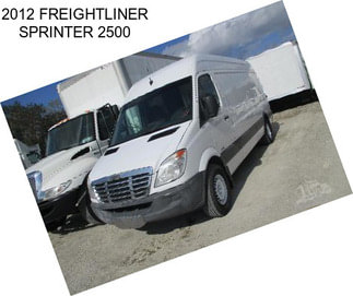 2012 FREIGHTLINER SPRINTER 2500