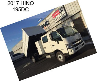 2017 HINO 195DC
