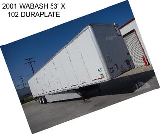 2001 WABASH 53\' X 102\