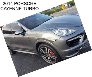 2014 PORSCHE CAYENNE TURBO