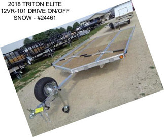 2018 TRITON ELITE 12VR-101 DRIVE ON/OFF SNOW - #24461