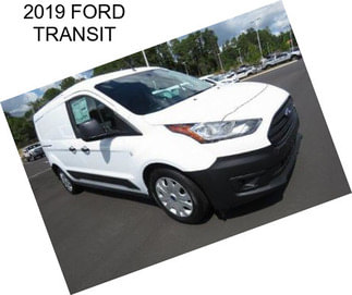 2019 FORD TRANSIT