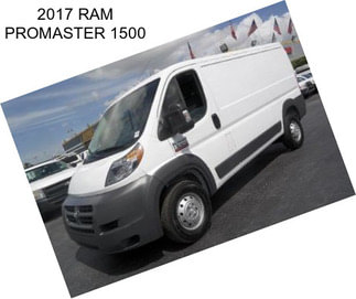 2017 RAM PROMASTER 1500